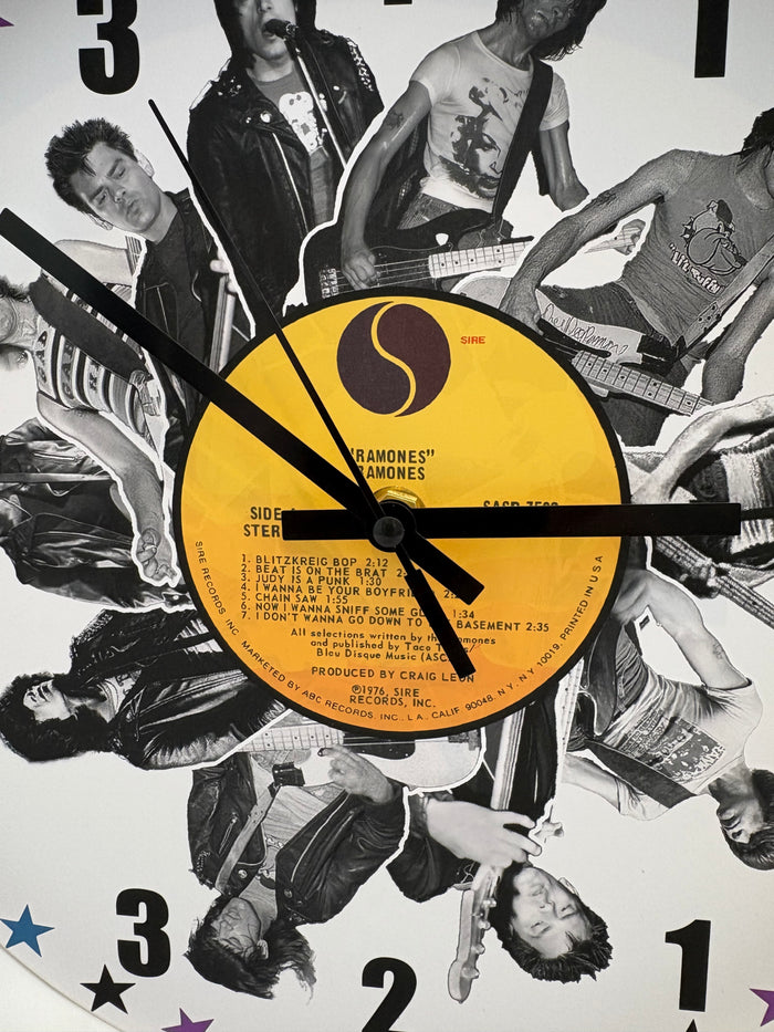 Dee Dee Ramone 1234 Clock