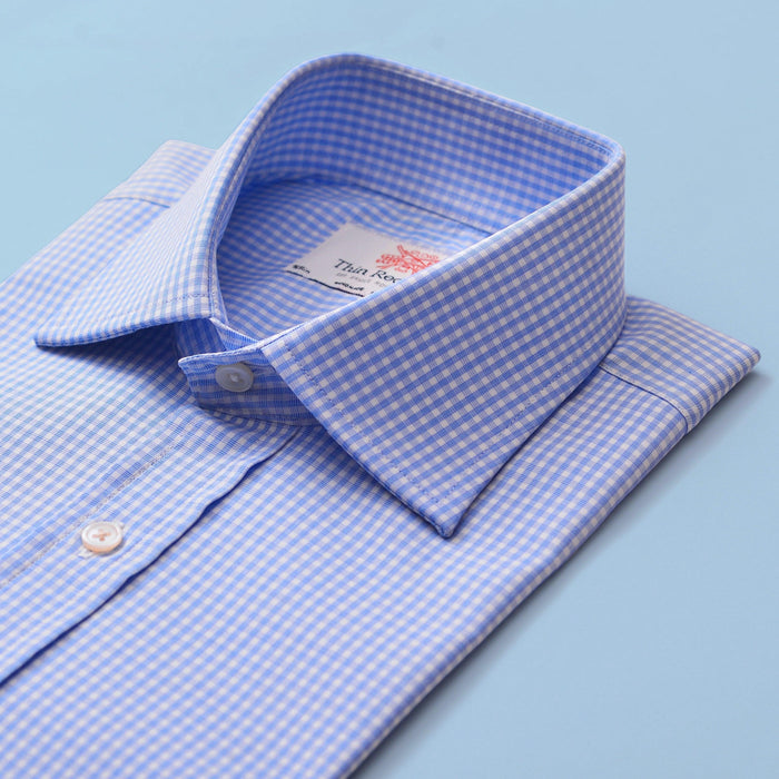 Bengal Check Azure Formal Shirt