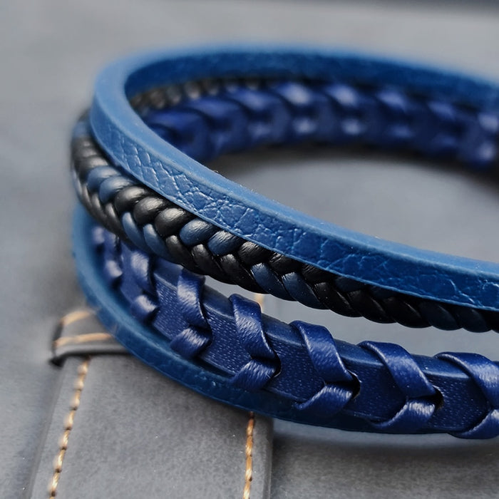 Cleo Classic Layered Leather Bracelet