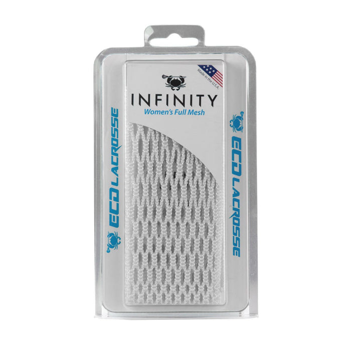 ECD Infinity Girls Lacrosse Mesh - White