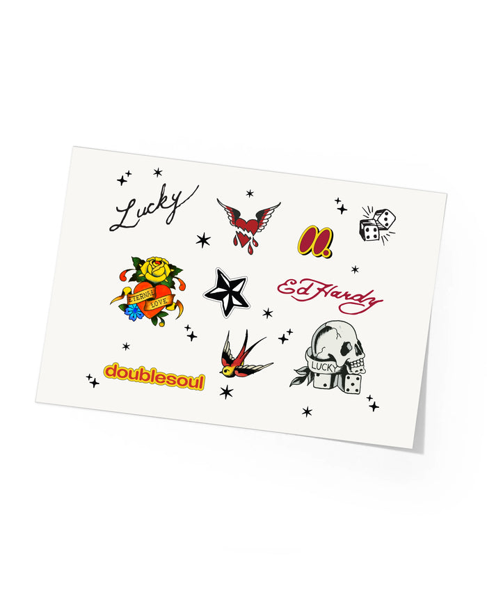 Ed Hardy Sticker Sheet