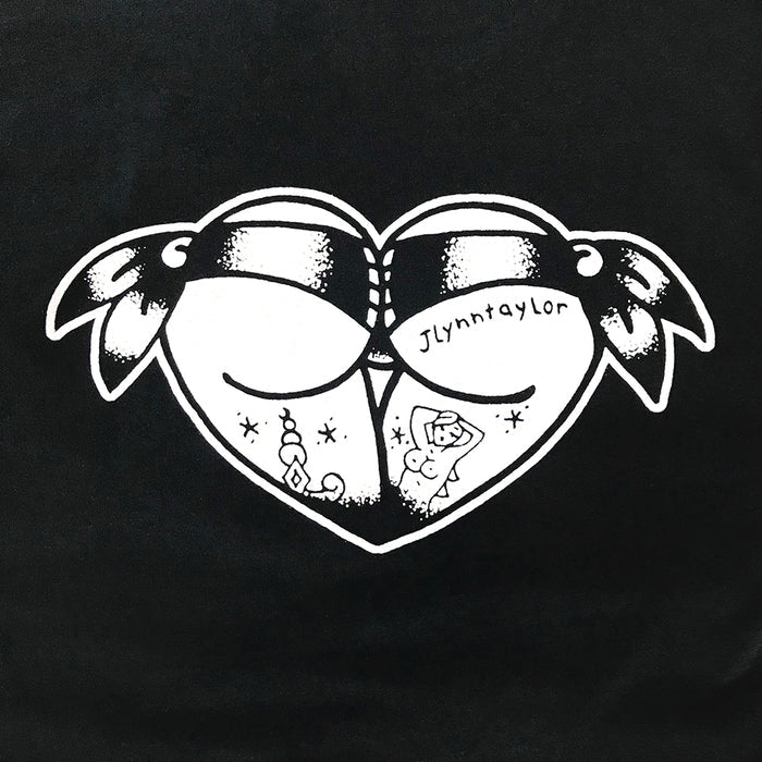 American Traditional Tattoo Flash Booty Heart T-Shirt.