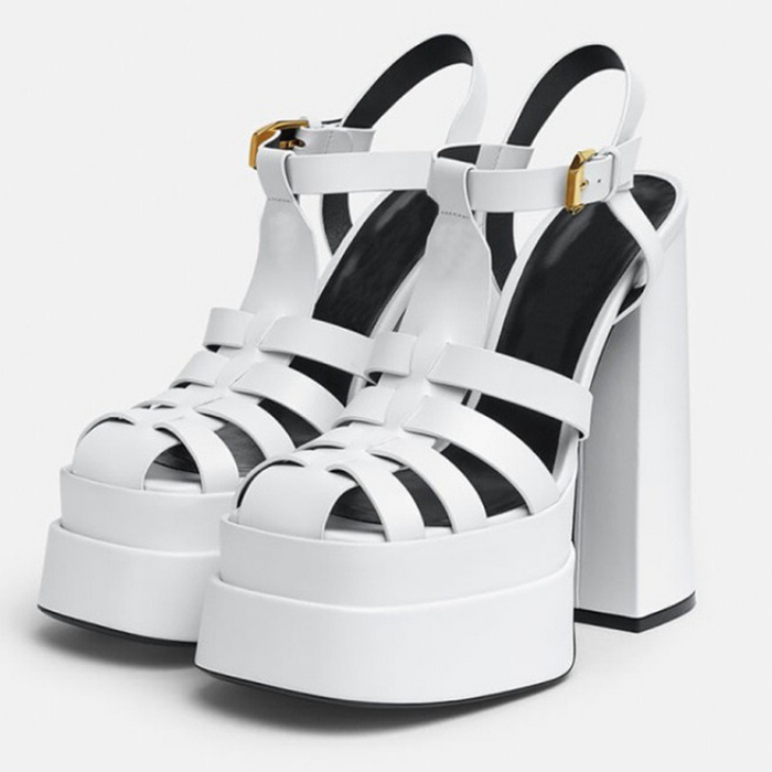Elena Belccini Intricate Platform Sandals