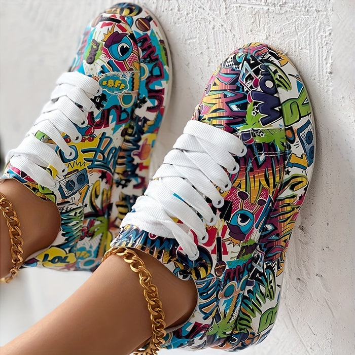 Elliot Edgy Graffiti Sneakers