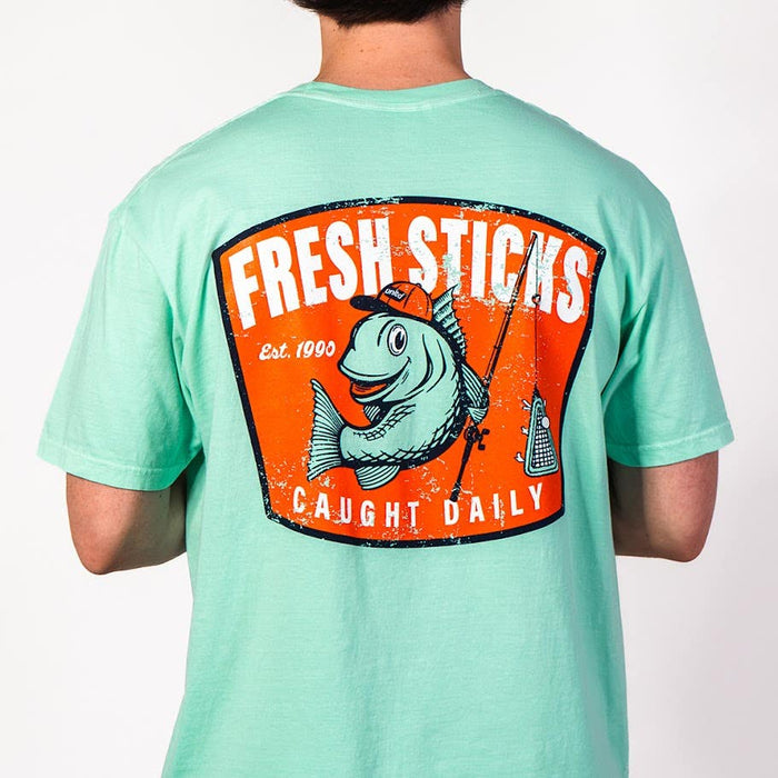 Fresh Sticks Caught Daily Lacrosse Tee