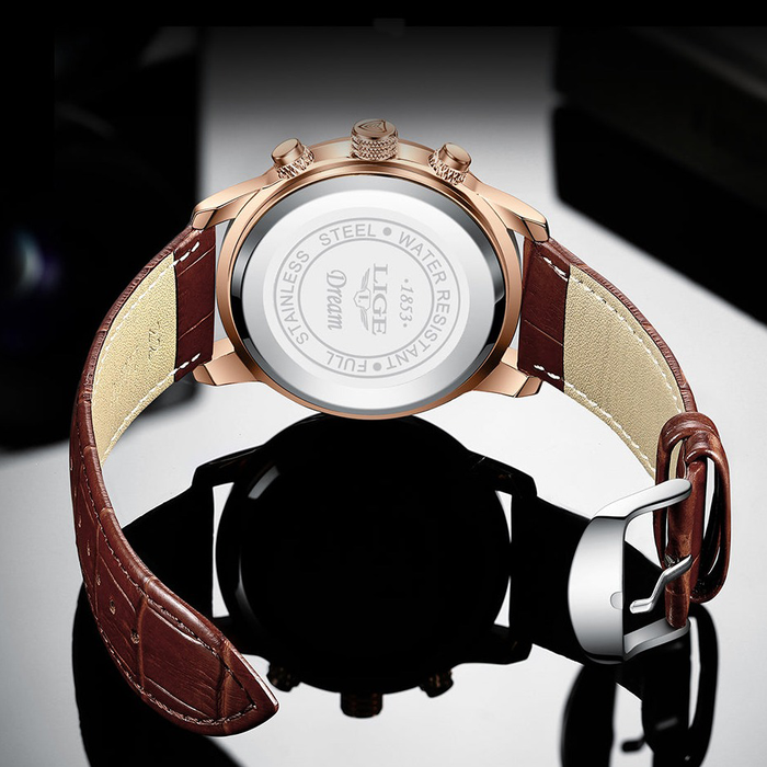 Lige Elegant Chronograph Watch