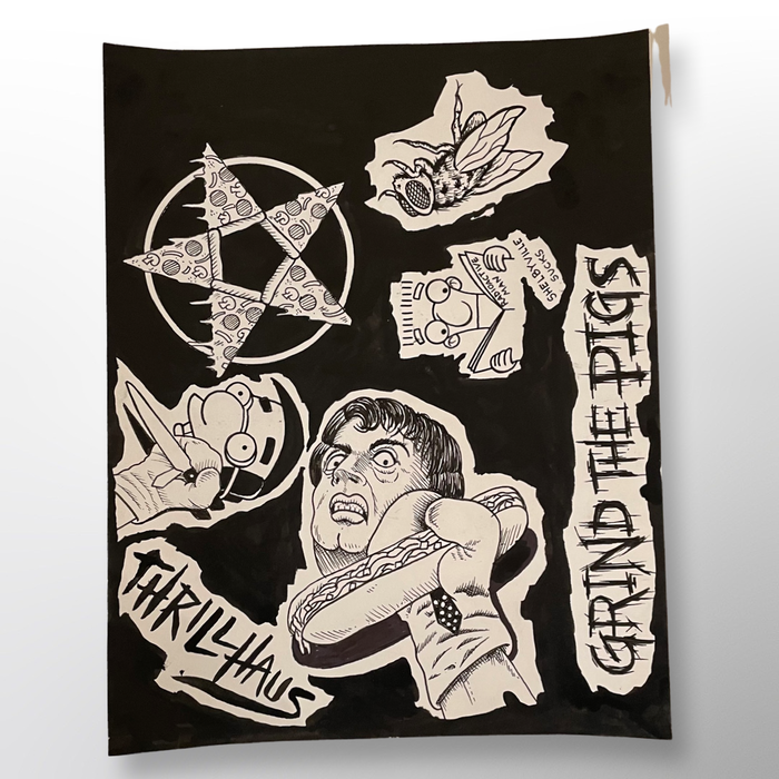 Old School Thrillhaus Designs - Original Drawings