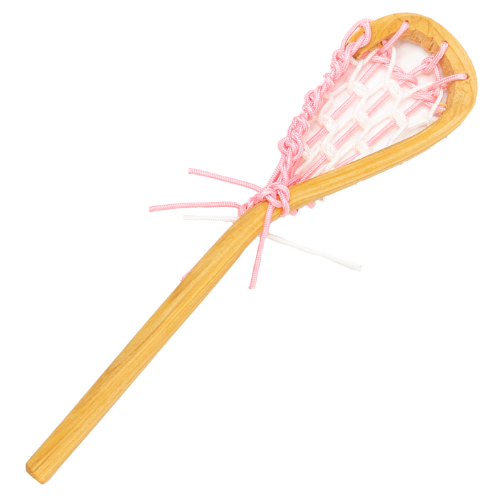 Pink Wooden Mini Lacrosse Stick