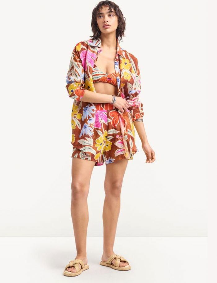 Getaway Short in Painted Garden