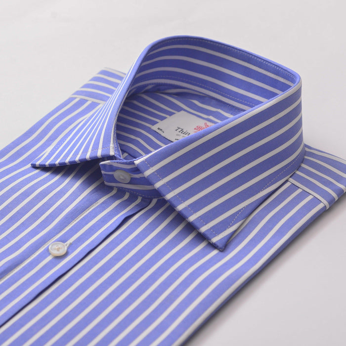 Regent Stripe Azure Formal Shirt