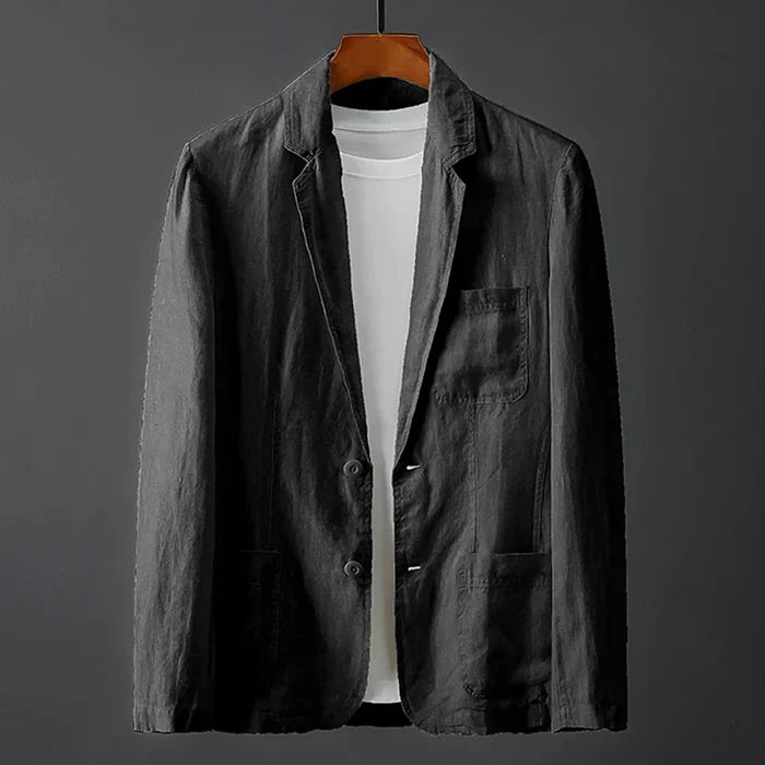 REMY-DOÎR CLASSIC LINEN BLAZER