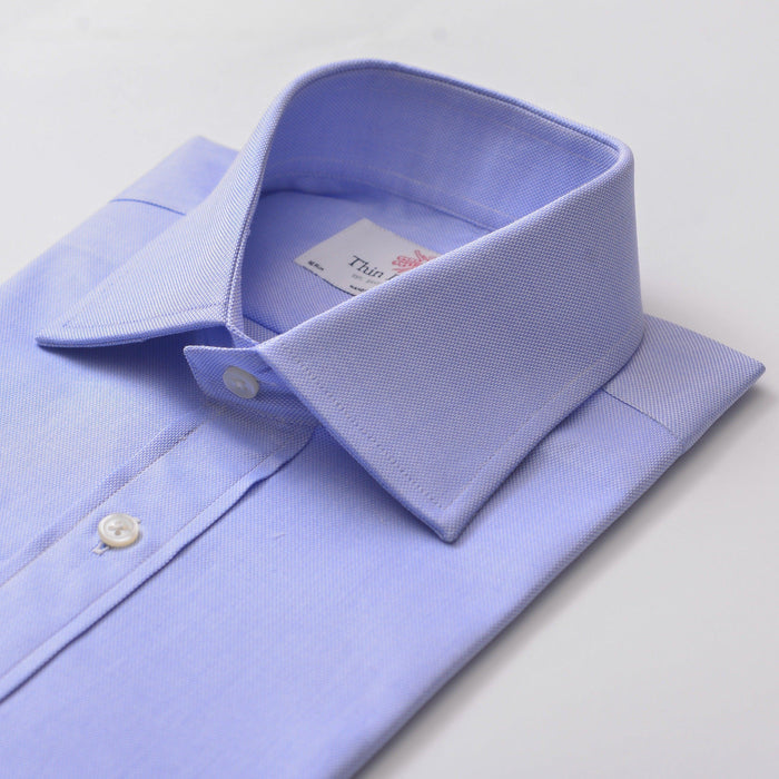 Royal Oxford Sky Formal Shirt - Thin Red Line