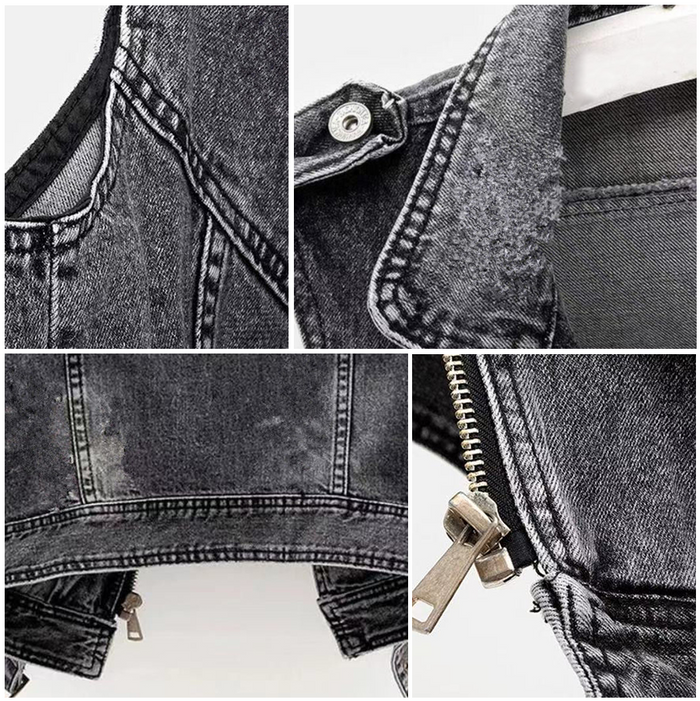 Shannon Sleek Denim Vest