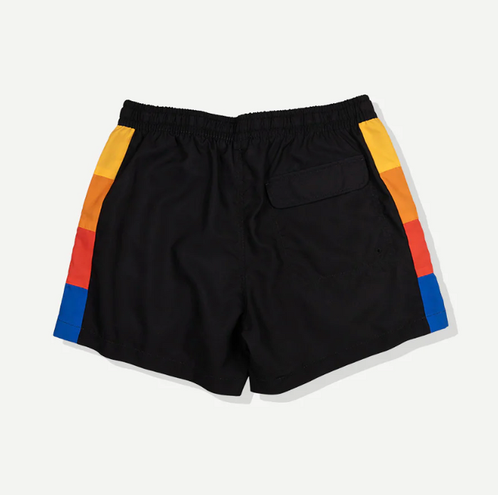 Side Block Swim Short - Black