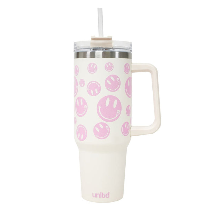 smiley bottle - Pink