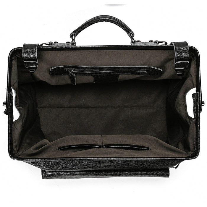 Vinizio Luxurious Leather Duffle Bag