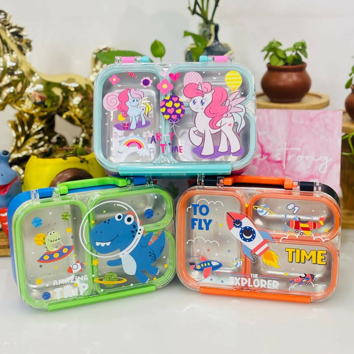 3-Grid Stainless Steel Lunch Box