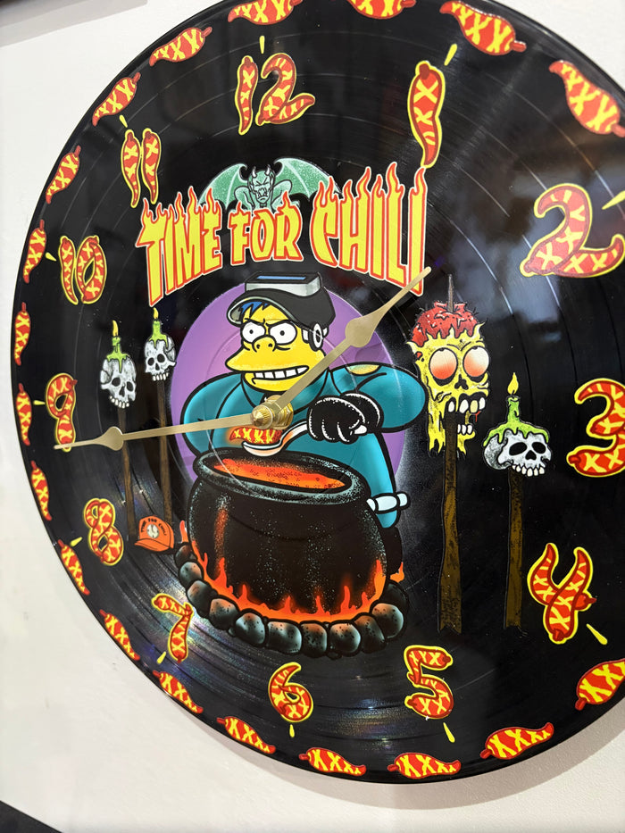 Time For Chili Record Clock