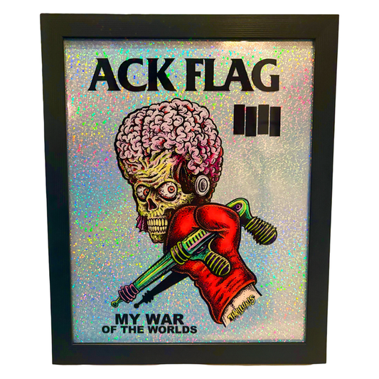 Ack Flag Framed Holographic Print