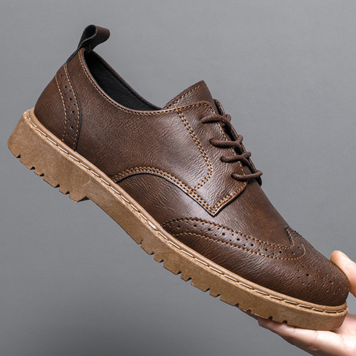AeroVent™️ Premium Leather Oxford