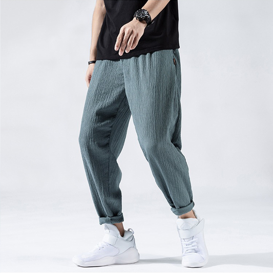 Alden Linoluxe™️ Relaxed Fit Muslin Pants