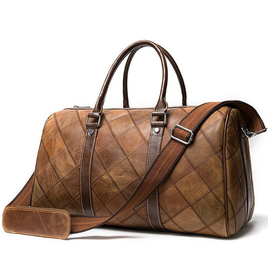 Alden Premium Leather Duffle Bag