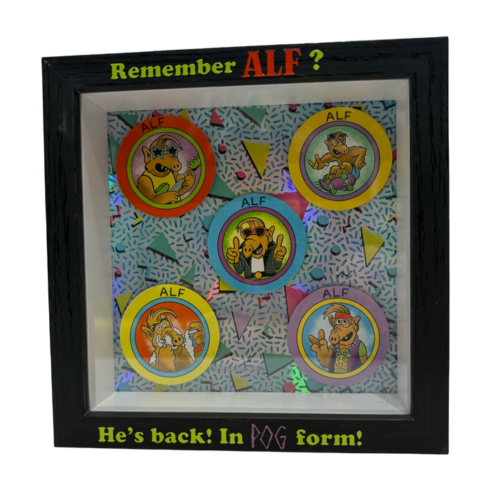 ALF Pogs Framed Set