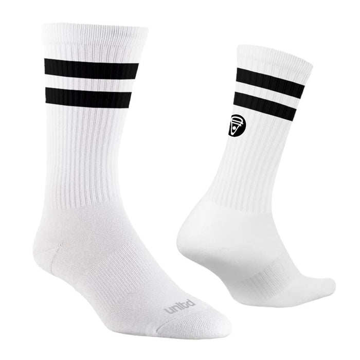 Ankle Breaker 2.0 Lacrosse Socks - White/Black