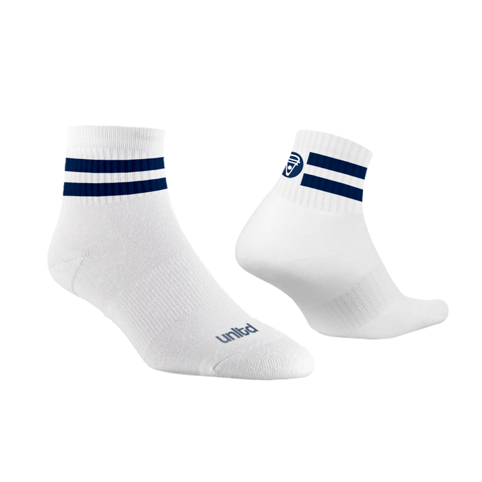 Ankle Breaker Quarter Socks- Navy