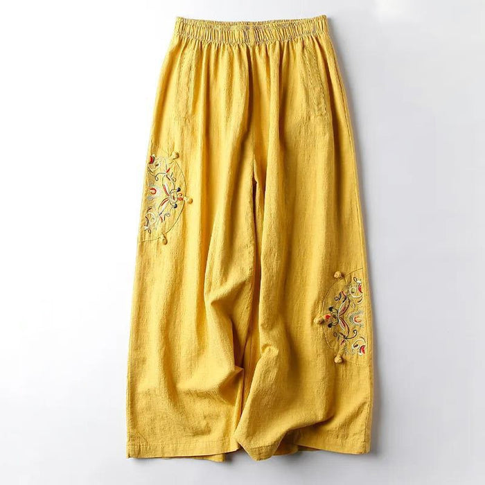 ARMONIA-SETOSA LITEBREEZE™️ LINEN PALAZZO PANTS