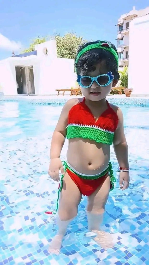 Baby Crochet Bikini Set