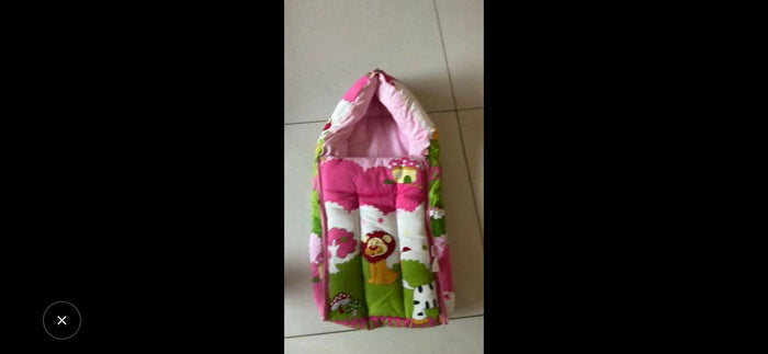 Children's colorful sleeping bag with cartoon designs