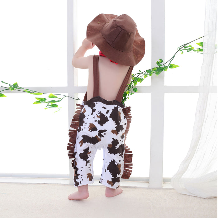 Babymoon | Set of 3 | Cowboy Costume, Hat, Scarf | Baby Photography Props | 6-12 Months