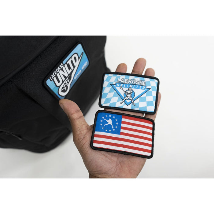 Backpack cooler interchangeable patches