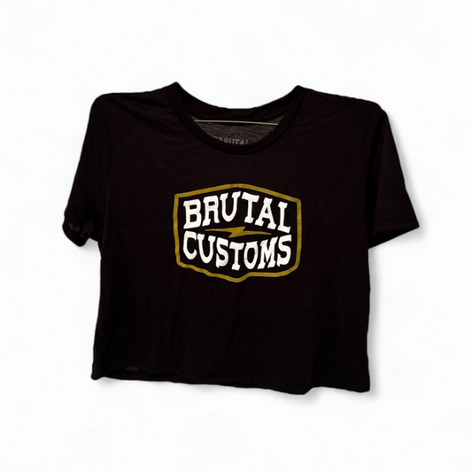 Badge of Honor TJ Brutal Customs Ladies Crop Top