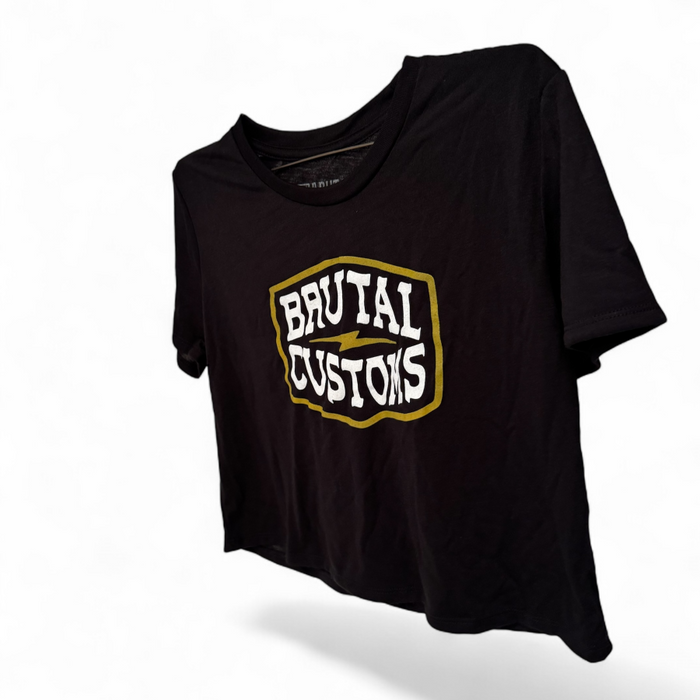 Badge of Honor TJ Brutal Customs Ladies Crop Top