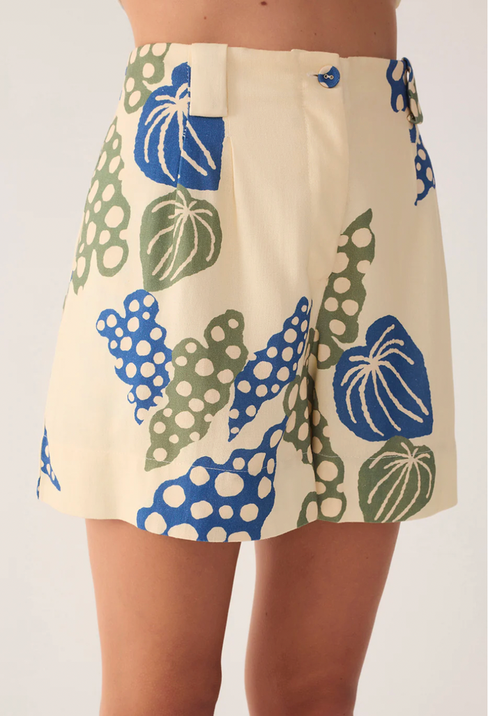 Begonia Print Shorts