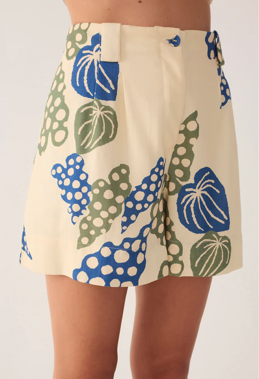 Begonia Print Shorts