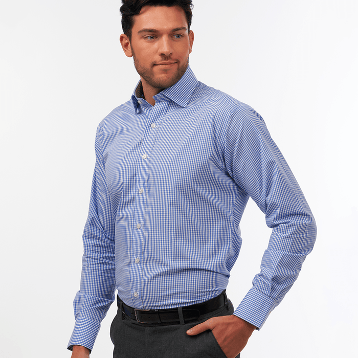 Bengal Check Azure Formal Shirt