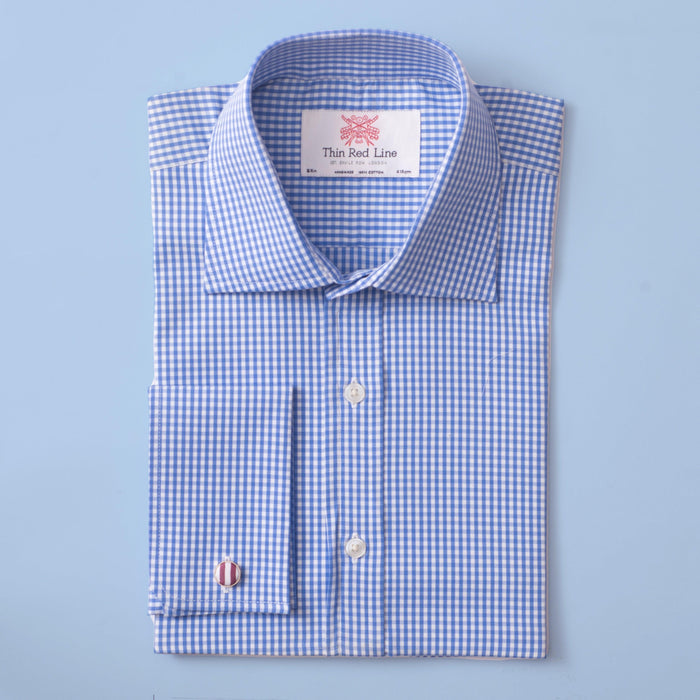 Bengal Check Azure Formal Shirt