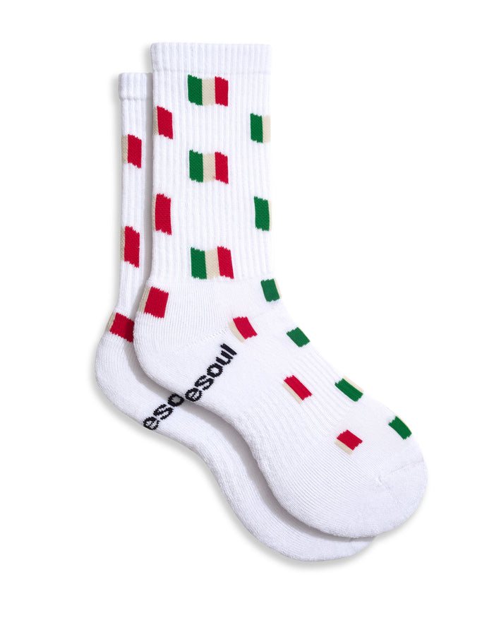 Italian Flags White