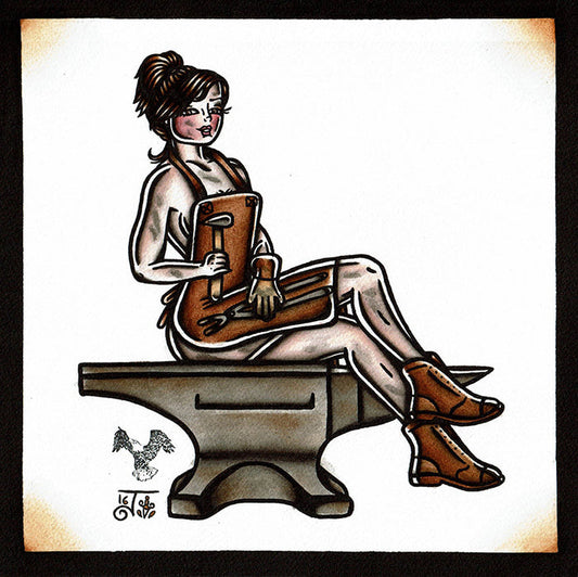 Blacksmith Original Painting
