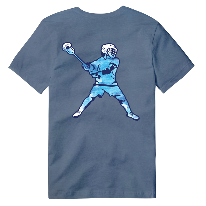 Blue Flow Youth Lacrosse Tee