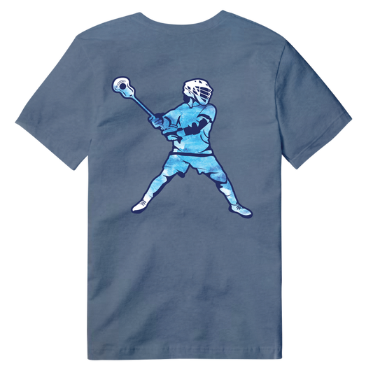 Blue Flow Youth Lacrosse Tee