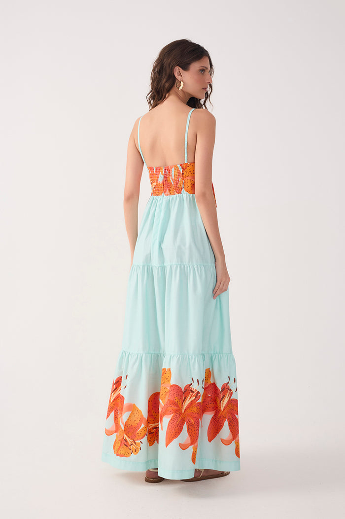 Blue Lily Maxi Dress