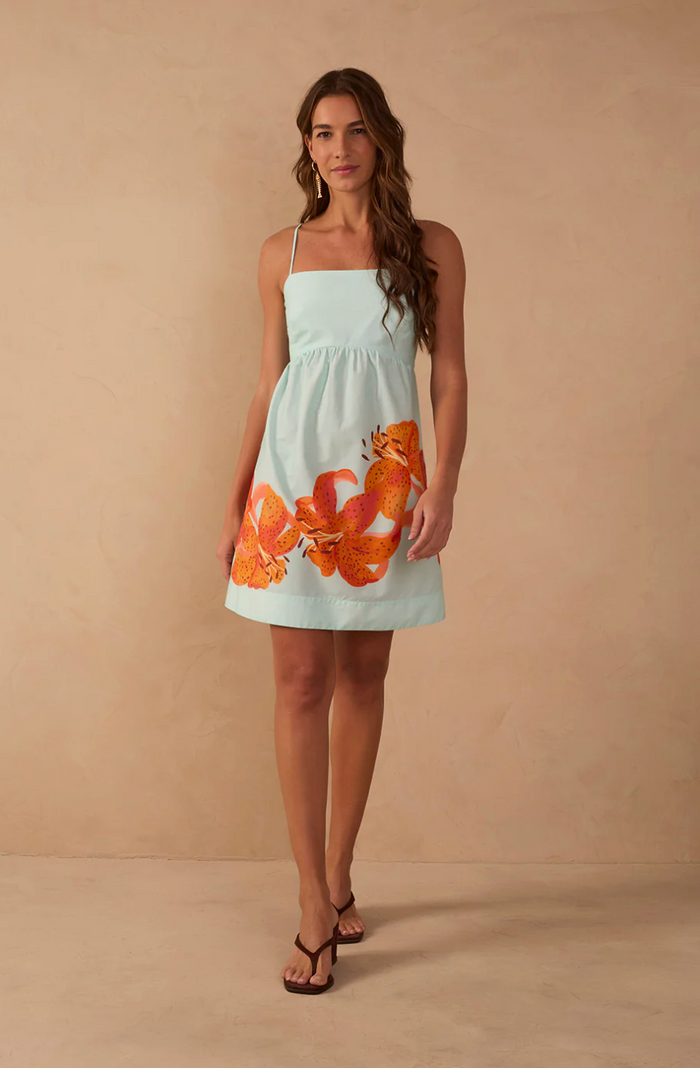 Blue Lily Mini Dress