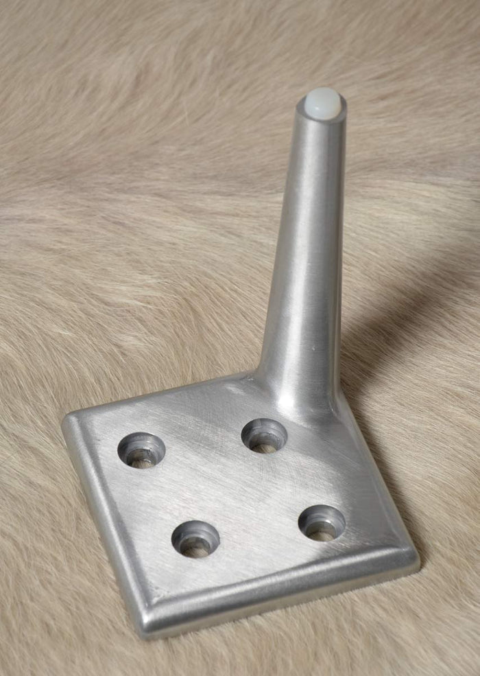 Metal furniture legs base plate
