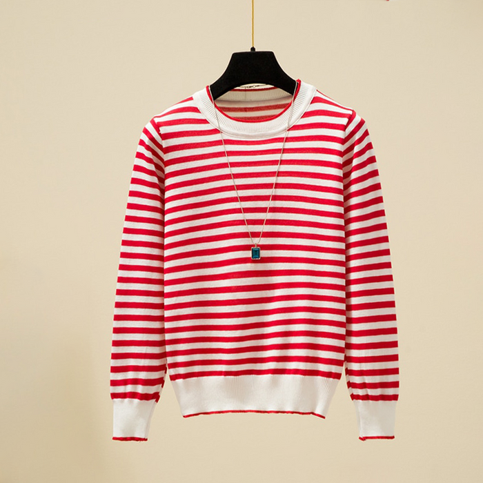 Brielle Comfy Stripe Long-Sleeve
