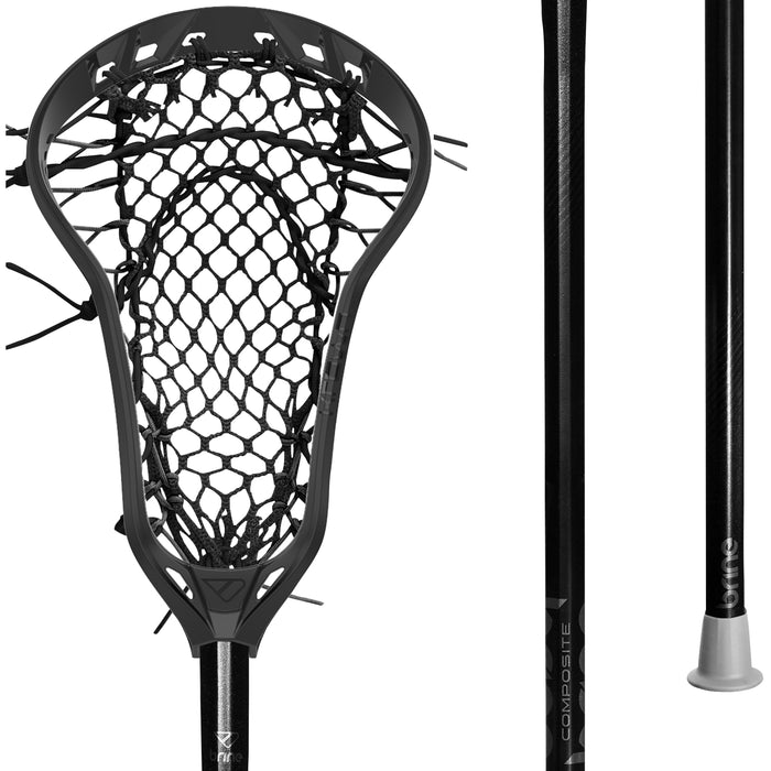 Brine Krown Complete Lacrosse Stick - Black