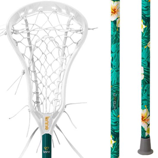 Brine Krown Pro Limited Edition Women's Lacrosse Complete Stick - Hawaiian